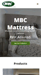 Mobile Screenshot of mbcmattress.com